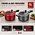 Panela De Pressão Antiaderente C/ Visor MTA 6 Litros Cozinha - Imagem 4