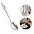 Talher Escumadeira Concha Colher de Mesa Aço Inoxidável Servir Alimentos Grande 26 cm - Imagem 7