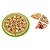 Brinquedo Hora do Lanche Pizza Bandeja Acessórios Comidinha - Imagem 10