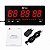 Relógio Parede Digital LED Grande Data Temperatura Bivolt - Imagem 6