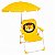 Cadeira De Praia com Guarda Sol Infantil Varias Estampas - Imagem 14