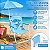 Cadeira De Praia com Guarda Sol Infantil Varias Estampas - Imagem 11