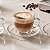 Jogo 6 Xícaras Vidro Com Pires Borda De Ouro 100ml Café Chá - Imagem 19