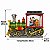 Trem Natalino Locomotiva Iluminação LED Decoração Efeito de Neve - Imagem 8