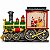 Trem Natalino Locomotiva Iluminação LED Decoração Efeito de Neve - Imagem 16