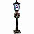 Poste Luminaria Decorativa de Natal Neve com Led e Musica - Imagem 1