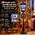 Poste Luminaria Decorativa de Natal Neve com Led e Musica - Imagem 4
