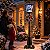 Poste Luminaria Decorativa de Natal Neve com Led e Musica - Imagem 10
