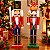 Quebra Nozes Decoração de Natal Classica Rei e Soldado - Imagem 4