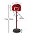 Cesta De Basquete Radical Brinquedo Regulável Bola + Bomba - Imagem 3