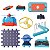 Kit Infantil Montagem Circuito Eletrônico Ciência Educativo - Imagem 9