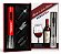 Kit Abridor De Garrafas Elétrico Automático Vinhos Cortador Aerador E Bomba Prata Azul Vermelho - Imagem 5