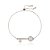 PULSEIRA FECHO GRAVATA COM DETALHE CHAVE FLOR E DETALHES EM MICROZIRCÔNIAS CRISTAIS - Imagem 1