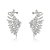 BRINCO EARCUFF TRABALHADO EM CRISTAIS COR VERDE CLARO - Imagem 1