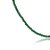 GARGANTILHA CRISTAIS RONDEL COR ESMERALDA 60 CM - Imagem 2