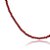GARGANTILHA CRISTAIS RONDEL COR RUBI 45 CM - Imagem 2
