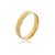 ALIANÇA 4 MM LARGURA BANHADA A OURO 18K - Imagem 1
