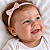 BRINCO FLORZINHA TRABALHADA EM ZIRCÔNIAS PINK E CRISTAL COM TARRACHA BABY - Imagem 1