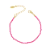 PULSEIRA INFANTIL ZIRCÔNIAS PINK - Imagem 1
