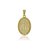 PINGENTE MEDALHA DE NOSSA SENHORA DAS GRAÇAS BANHADO A OURO 18K - Imagem 1
