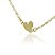 GARGANTILHA INFANTIL / CHOCKER CORAÇÃO BANHADA A OURO 18K - Imagem 2