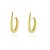 BRINCO DE ARGOLA DESIGN ALONGADO - Imagem 1