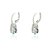 BRINCO ARGOLA COM 3 PINGENTES NAVETES CRISTAIS COLORIDOS - Imagem 2