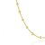 GARGANTILHA INFANTIL / CHOKER VENEZIANA 35 CM COM BOLINHAS BANHADA A OURO 18K - Imagem 2