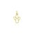 PINGENTE ANJO BANHADO A OURO 18K - Imagem 1