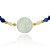PULSEIRA ADULTO JADE COR SAFIRA COM MEDALHA SÃO BENTO MADREPÉROLA - Imagem 2