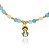 PULSEIRA INFANTIL JADE E PÉROLA DE ÁGUA DOCE COM PINGENTE NOSSA SENHORA DAS GRAÇAS - Imagem 2