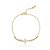PULSEIRA INFANTIL MADREPÉROLA NATURAL E ROSA COM CRUCIFIXO - Imagem 1