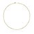 CORRENTE INFANTIL 40 CM MASCULINA GROUMET 3X1 BANHADA A OURO 18K - Imagem 1