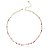 CHOKER ZIRCÔNIAS PINK E CHAPINHAS - Imagem 1