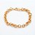 PULSEIRA ELO PORTUGUÊS  BANHADA A OURO 18K - Imagem 1