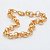PULSEIRA ELO PORTUGUÊS  BANHADA A OURO 18K - Imagem 2