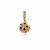 PINGENTE CHARM BOLA MICROZIRCÔNIAS COR ÔNIX - Imagem 1