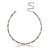 CHOKER GROUMET 3X1 BANHADA EM RÓDIO NEGRO - Imagem 1