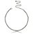 CHOKER GROUMET BANHADA EM RÓDIO NEGRO - Imagem 1