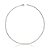 CORRENTE MASCULINA INFANTIL LOCKS COM 40 CM COMPRIMENTO BANHADA EM RÓDIO NEGRO - Imagem 1