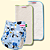 Kit Fralda Ecológica | Coleção Fraldadinhos com 2 Absorventes Toalha melton com toque seco de 4 e 6 camadas - Imagem 10