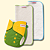 Kit Fralda Ecológica | Coleção Fraldadinhos com 2 Absorventes Toalha melton com toque seco de 4 e 6 camadas - Imagem 14