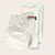 Kit fralda Ecológica Branca Lisa modelo fraldadinhos com 2 absorventes Toalha melton com toque seco de 4 e 6 camadas - Imagem 1
