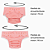 Fralda Infantil reutilizável de tamanho especial - Rosa - Imagem 2