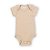 Body bebê manga curta 100% algodão - Creme - Imagem 1