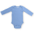Body bebê manga longa 100% algodão - Azul Celeste - Imagem 1