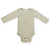 Body bebê manga longa 100% algodão - Cinza aveia - Imagem 1