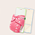 Kit fralda Ecológica Fraldadinho Rosa com 2 absorventes toalha melton com toque seco de 4 e 6 camadas - Imagem 1