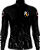 Camisa de Pesca Lisa Preto Play Pesca by Rafinha Minhoca com Proteção Solar Uv50+ - Imagem 1