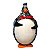 Pinguim de Geladeira Artesanal em Cabaça Decoração 16-18cm - Imagem 1